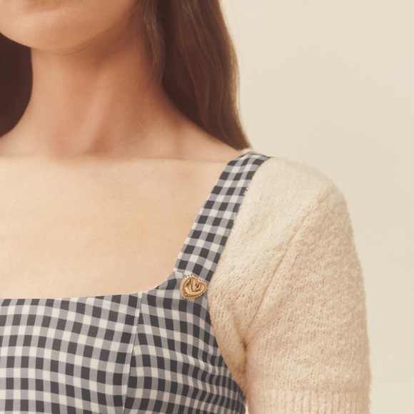 Reformation Tía gingham dress NWT - Picture 4 of 4